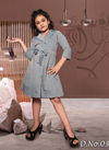 Sea Green Colour Arya Latest Collection Designer Fancy One Pis Style Viscos Softy Belt Western Type Children Wear Eataa 03